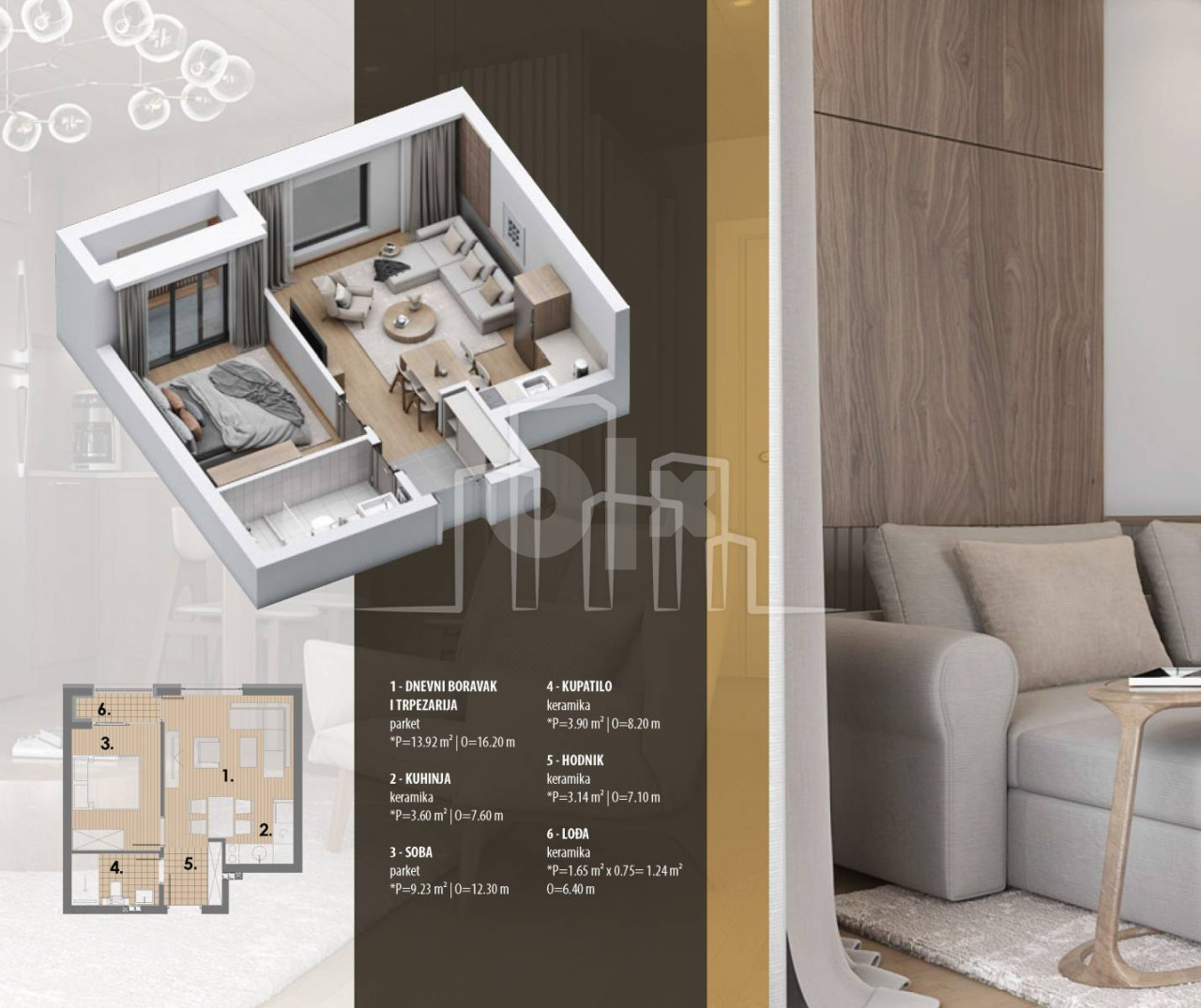 Apartman dvosoban 35m2 Snježna dolina Faza 2 Jahorina 2