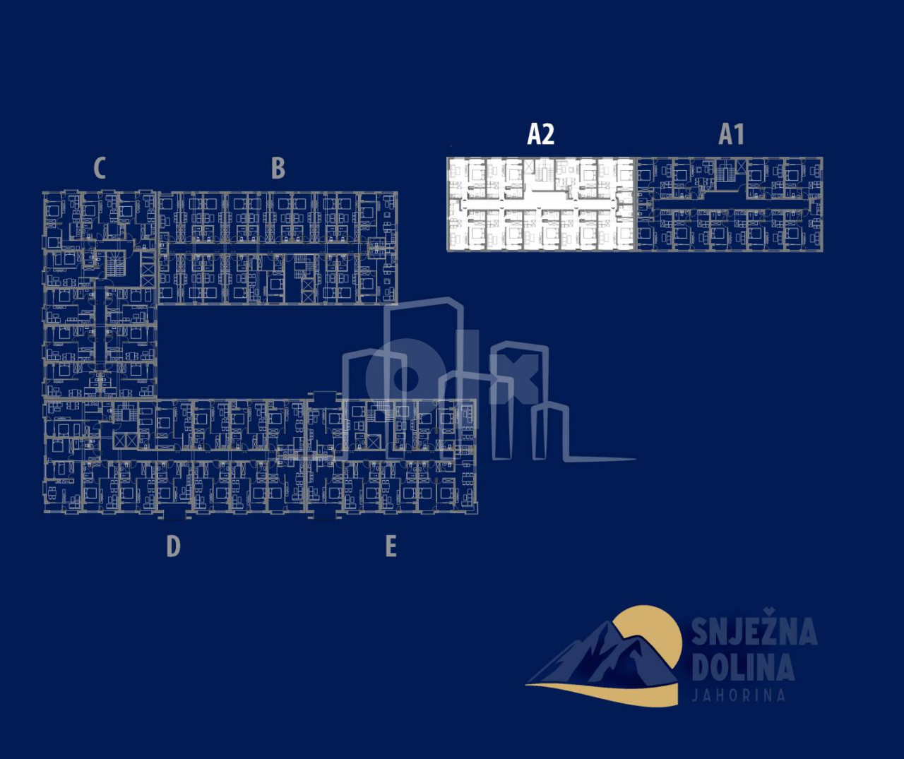 Apartman dvosoban 35m2 Snježna dolina Faza 2 Jahorina 10