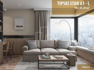 Apartman dvosoban 35,29 Snježna dolina Faza 2 Jahorina