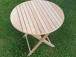 VRTNI BASTANSKI STO STOLIC RASKLOPIVI OKRUGLI 65CM