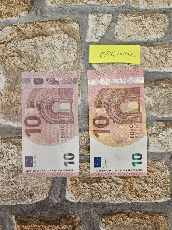 Banknotes filmski novac rekvizit euro, fake lazni novac