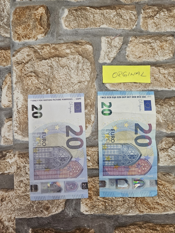 Banknotes filmski novac rekvizit euro, fake lazni novac