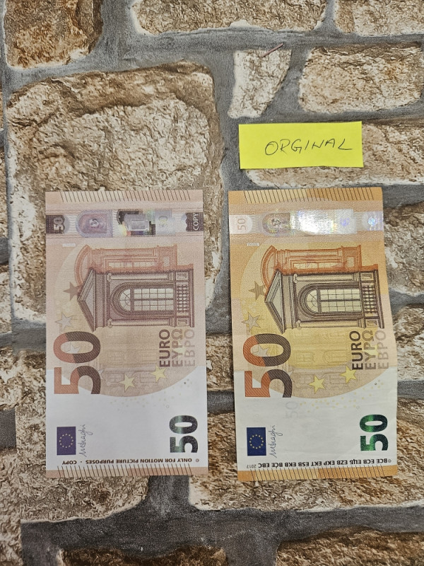 Banknotes filmski novac rekvizit euro, fake lazni novac