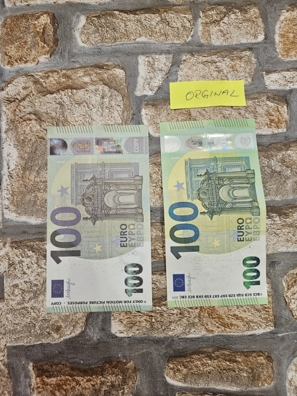 Banknotes filmski novac rekvizit euro, fake lazni novac