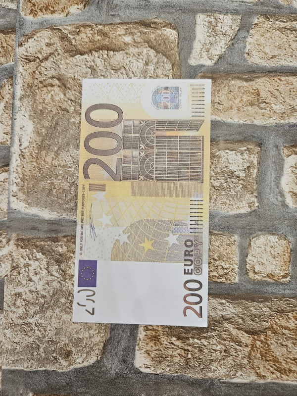 Banknotes filmski novac rekvizit euro, fake lazni novac