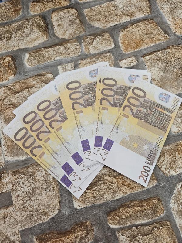 Banknotes filmski novac rekvizit euro, fake lazni novac