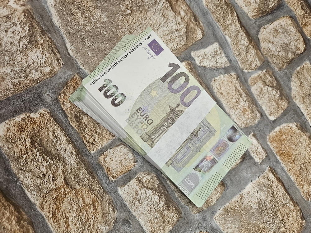 Banknotes filmski novac rekvizit euro, fake lazni novac