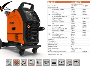 Jasic EVO20 Inverter aparat za MIG CO2 zavarivanje 200A