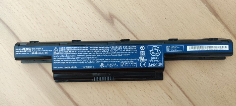 Baterija laptop AS10D31