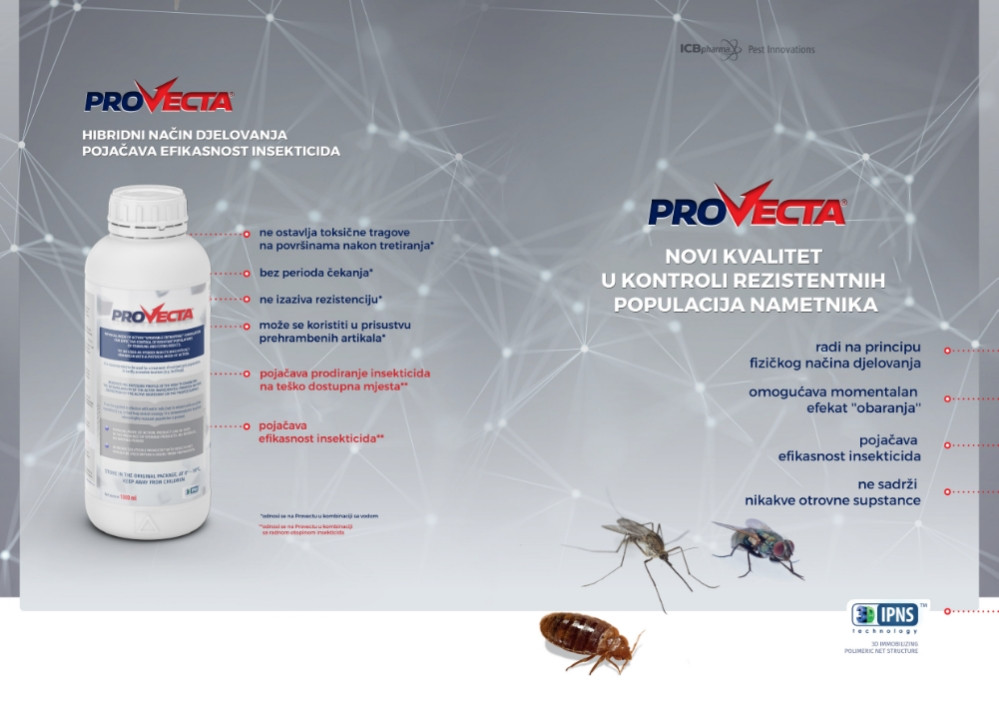 Provecta 1l - insekticid; stjenica, stjenice, žohari, žohara...
