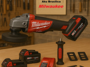 Aku Brusilica MILWAUKEE sa 2 Baterije 128v/5.0Ah