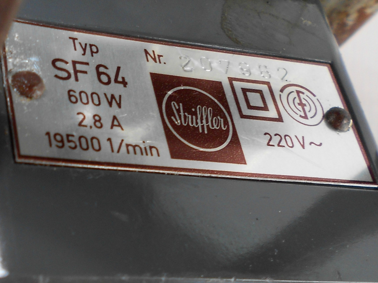 Frezer Striffler-Fein SF 64