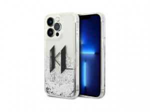 KARL HC LIQ. GILTTER BIG KL SILVER IPHONE 14 PRO MAX
