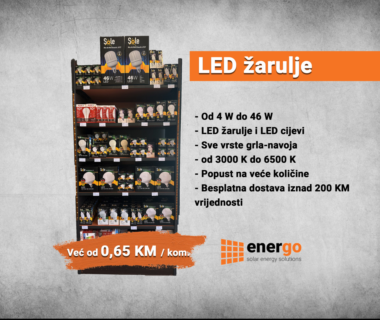 LED žarulje sijalice cijevi rasvjeta ulične lampe