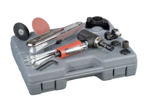 Dynabrade 18026 set s tračnom i kutnom brusilicom