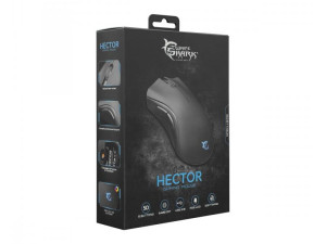 WHITE SHARK MIŠ GM-5008 HECTOR / 6.400 DPI - CRNI