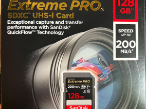 SanDisk SDXC 128GB Extreme Pro 200MB/s V30 UHS-I