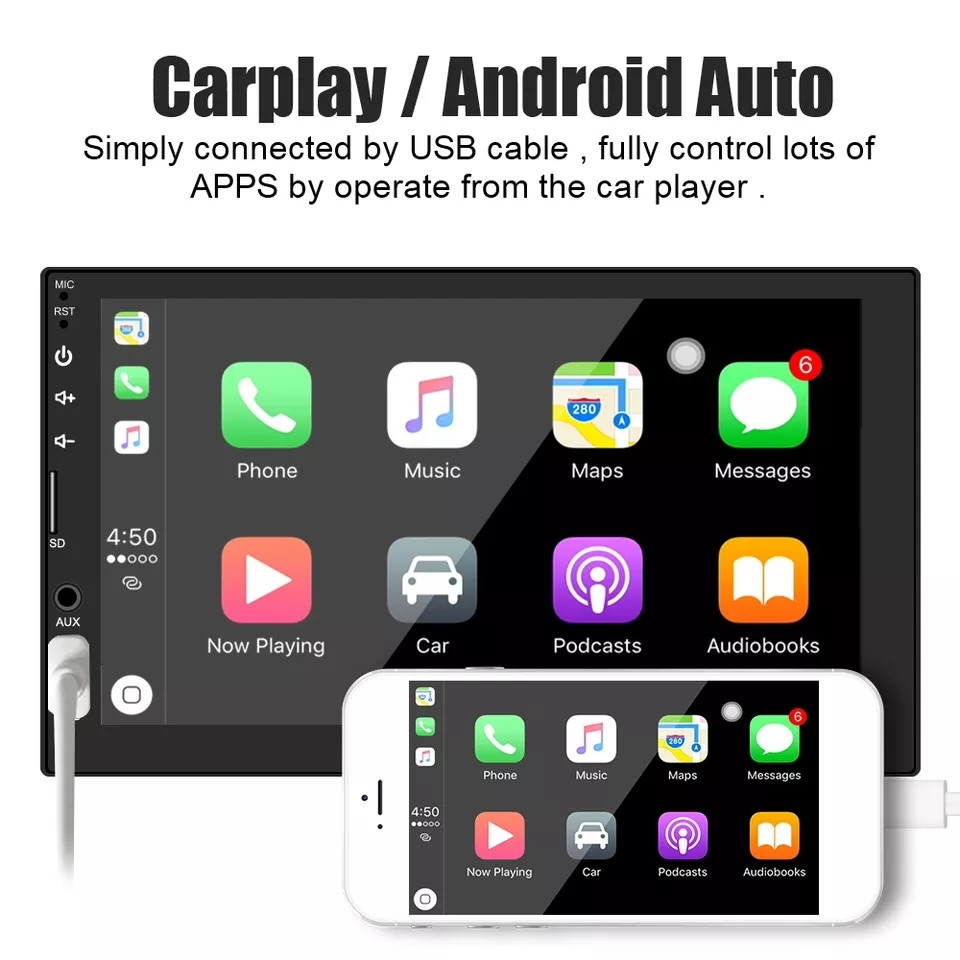 Multimedija auto USB BT MP3 MP5 Gollf 4 Polo Passat5 Peugeot Ford