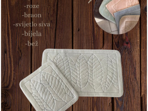 Prostirka za kupatilo 100% pamuk Maco 2/1