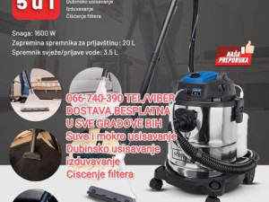 Scheppach usisivač za dubinsko čišćenje SprayVac20 6u1 + GRATIS