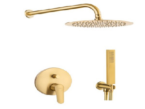 TUŠ SET PODŽBUKNI ZLATNI BRUSHED GOLD