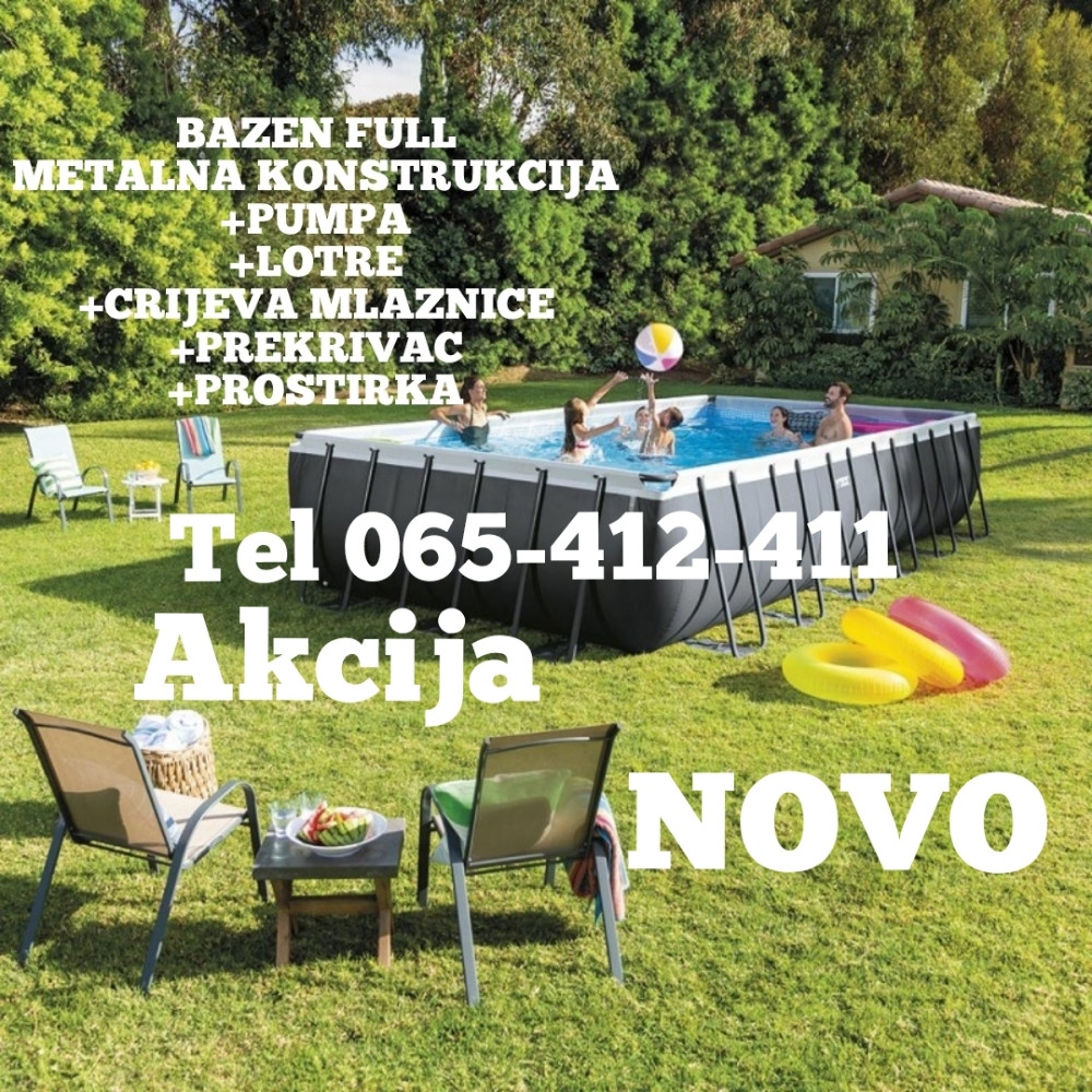 BAZEN XTR INTEX 732X366X132 BAZENI FUL PAKET