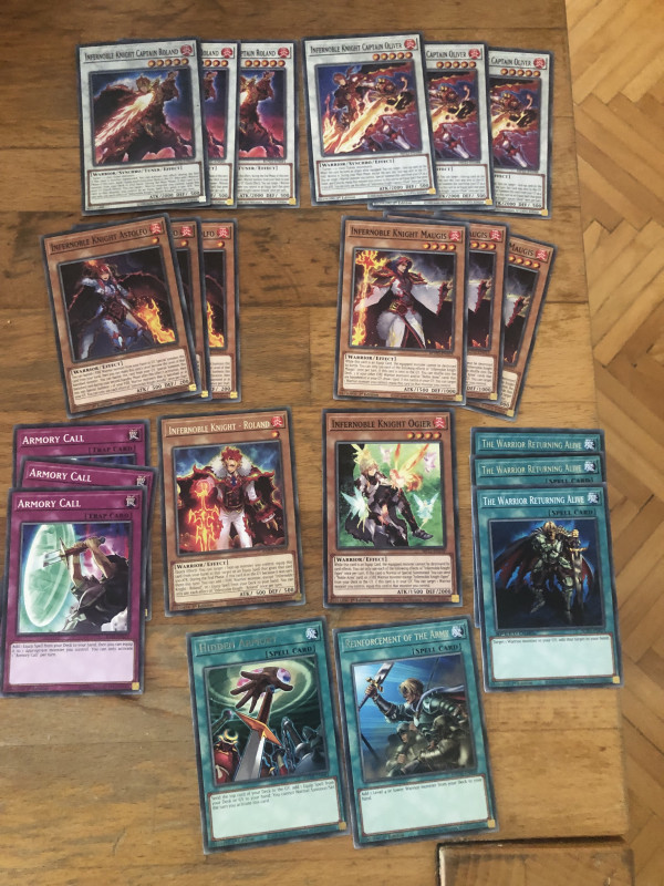 YUGIOH Infernoble Knight core deck - Karte za igru - OLX.ba YUGIOH Infernoble Knight core deck - Karte za igru - OLX.ba