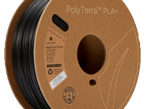 3D PLA+ Filament PolyMaker PolyTerra 1,75mm 1kg Black