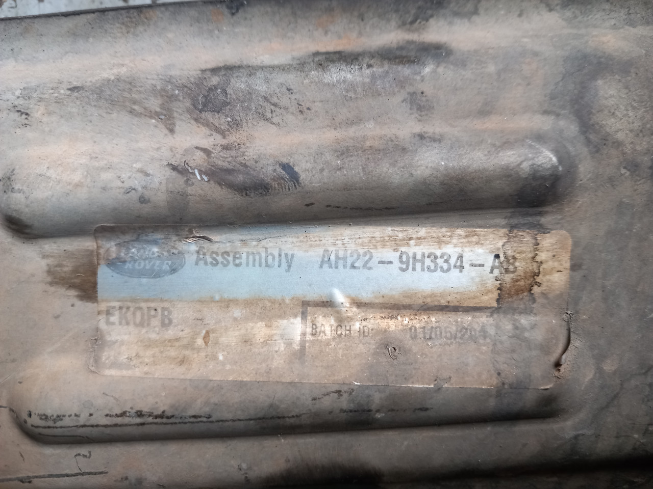 izolacija auspuha range rover sport L320 AH229H334AB