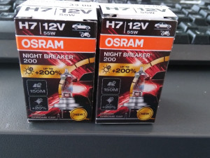 OSRAM NIGHT BREAKER  H7 +200% +220% ORIGINAL