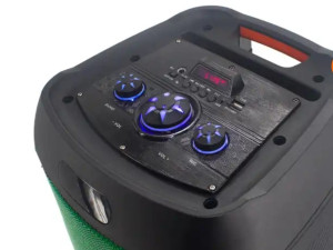 Bluetooth zvučnik GEDI sa led svjetlima u boji