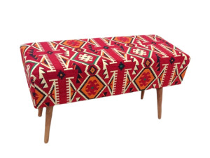 TABURE RETRO SA DRVENIM NOGARIMA  100X40 CM