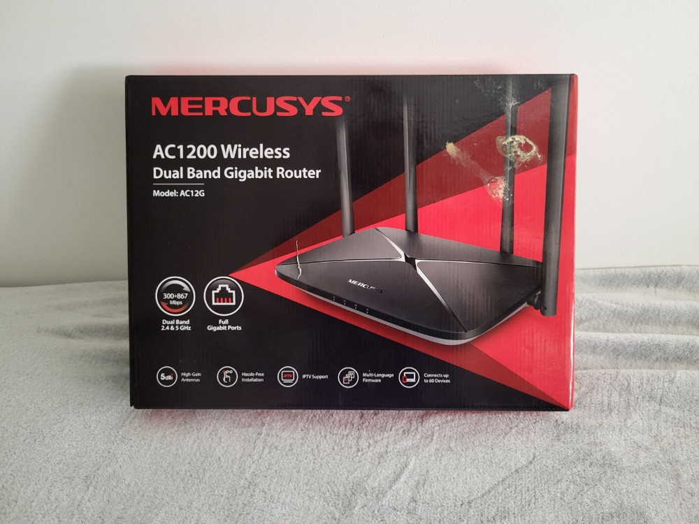 Mercusys 1200 Ruter modem wi-fi 5 GHz