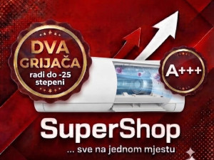 AKCIJA Midea 12-ka A+++ INVERTER Solstice -25 dva grijača Nordic