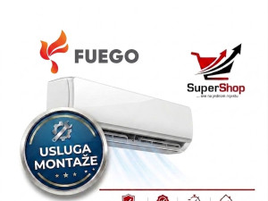 Fuego AKCIJA klima uređaj DVA GRIJAČA 12-ka 18-ka 24-ka već od
