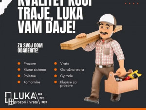 Montaza prozora,vrata garažni vrata roletni.