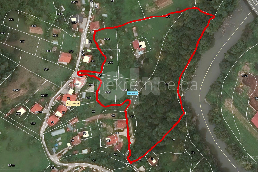 m2: Vogošća,  Semizovac. Kuća na parceli 16075m2 16