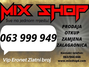 *063-999-949* ERONET GOLD ZLATNI BROJ TOP VIP BROJEVI