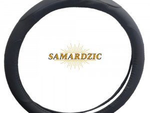 Crna skaj navlaka obloga za volan S 35-37cm