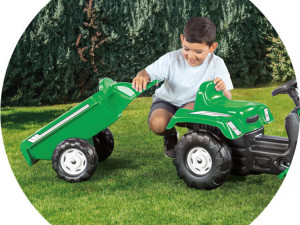 Traktor s prikolicom Dolu, igracke, traktori