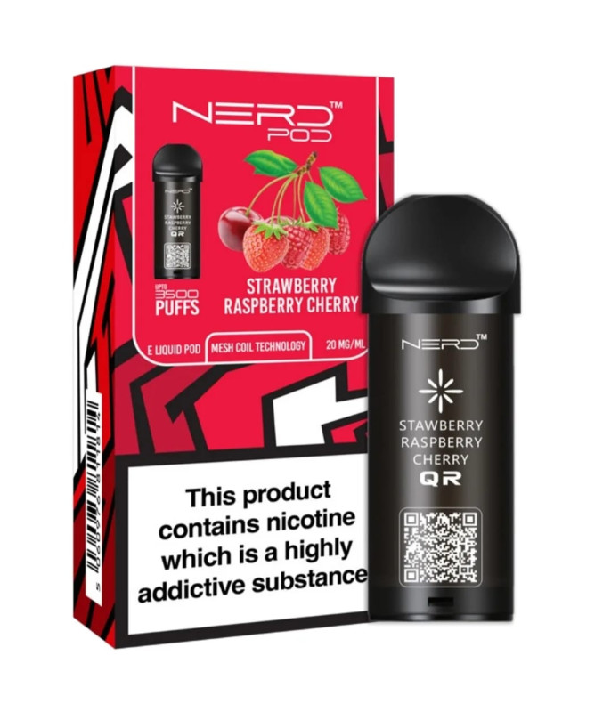 3500puffs Nerd Pod jednokratna cigareta okus + baza