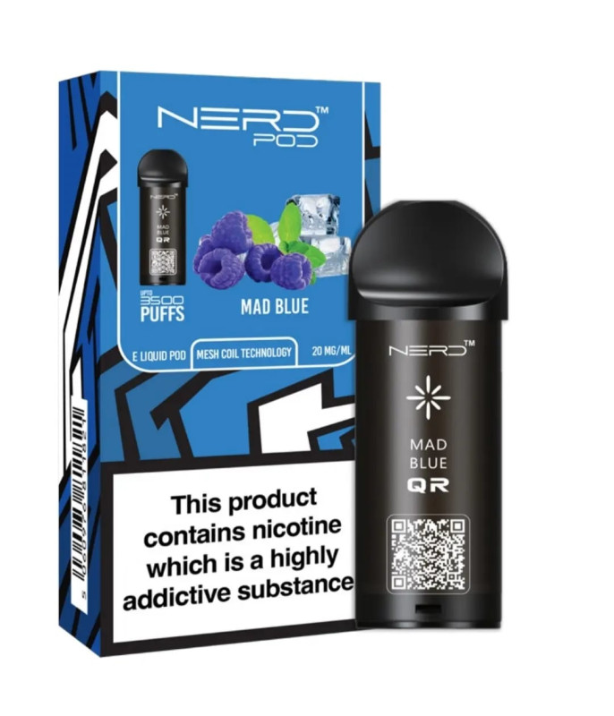 3500puffs Nerd Pod jednokratna cigareta okus + baza