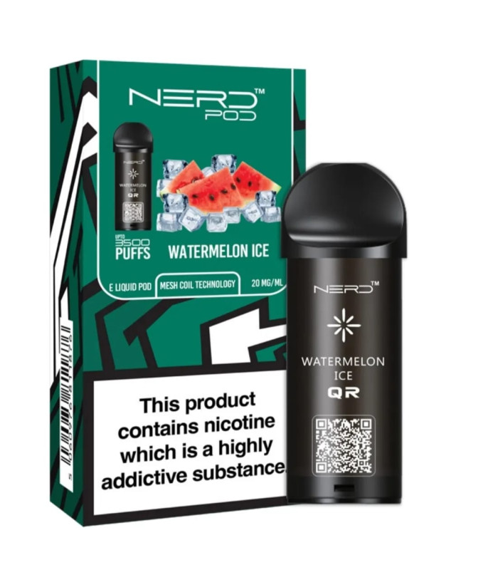 3500puffs Nerd Pod jednokratna cigareta okus + baza