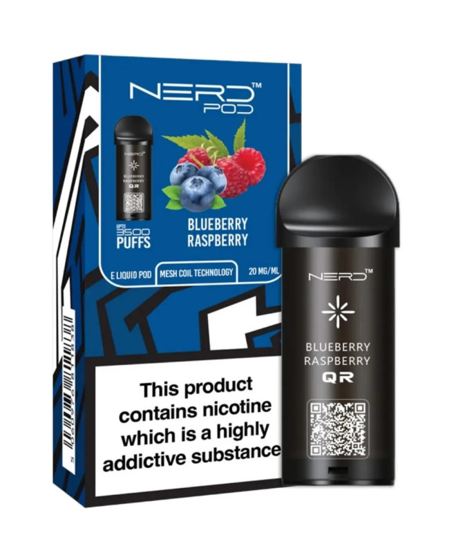 3500puffs Nerd Pod jednokratna cigareta okus + baza