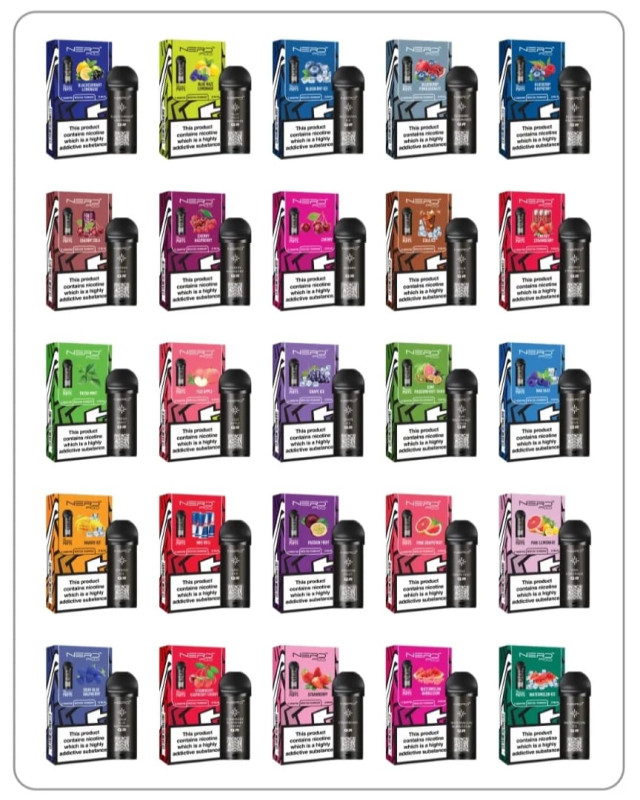 3500puffs Nerd Pod jednokratna cigareta okus + baza