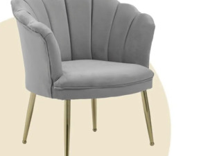 Fotelja stolica dekorativna školjka ELEGANCE