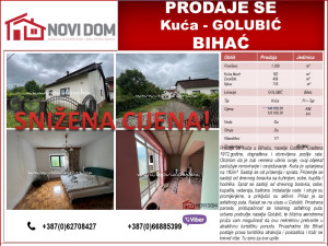 SNIŽENA CIJENA - Kuća - Golubić - BIHAĆ