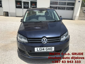 VW Sharan 2 2,0 TDI 2014 DIJELOVI Djelovi