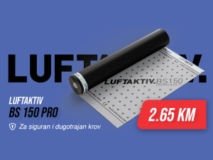 Tondach LUFTAKTIV BS150 folija za krov samoljepljivom trakom T1