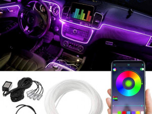 LED traka za interijer vozila RGB set 6m